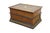 Grand Tour Antique Victorian Oak Grand Tour Box Neoclassical Inlay Greek Key Vanity Drawer For Sale - Image 3 of 16