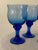 Glass Cobalt Blue Glasses - Set of 10 For Sale - Image 7 of 11