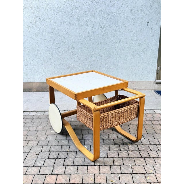 Artek Model 900 Serving Trolley by Alvar Aalto for Artek, 1960 For Sale - Image 4 of 11