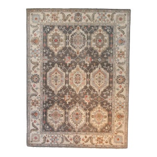 Star Oushak Rug, Gray 4x6 For Sale