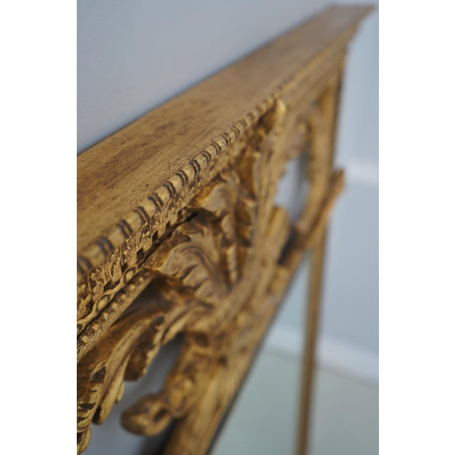 Friedman Brothers Friedman Brothers Large Gold Frame Regency Mirror For Sale - Image 4 of 12
