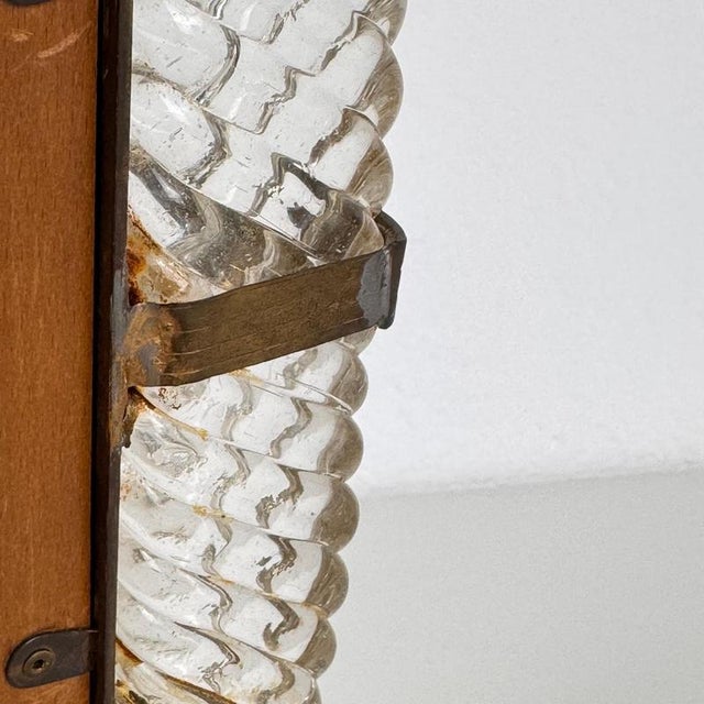 Murano Glass and Brass Photo Frame by Ercole Barovier for Barovier & Toso, 1940s For Sale - Image 15 of 18