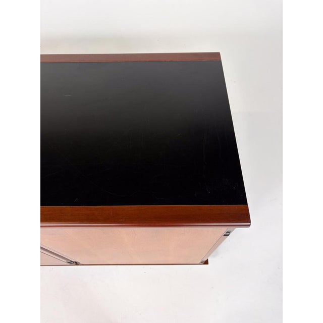 Mid-Century Wood Sideboard attributed to Gianfranco Frattini, Italy, 1970s For Sale - Image 4 of 18