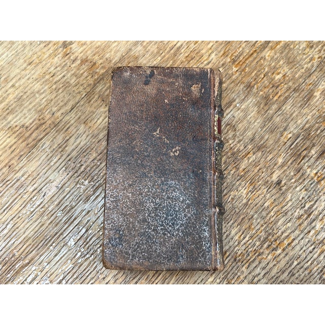 Rare Miniature Pocket Size Respublica Romana Elzevir Press Full Leather Binding 1629 Antique Book For Sale - Image 9 of 9