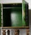 Italian Baroque‑Style Green Chinoiserie Lacquer Bar Cabinet. 20th Century. For Sale - Image 9 of 10