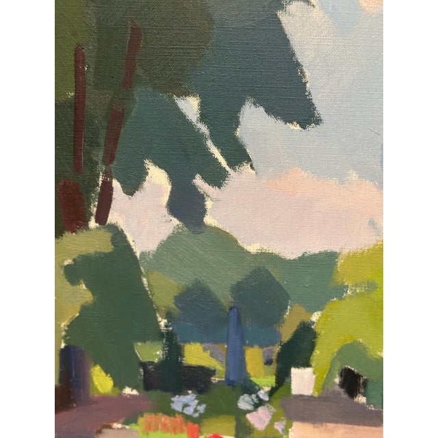Richard Björklund, Garden, 1960s, Oil on Canvas, Framed For Sale - Image 15 of 17