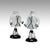 Glass Candlesticks by Fulvio Bianconi for Venini, Murano, Italy, 1940, Set of 2 For Sale - Image 7 of 10