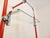 Metal Bauhaus-Style Modular Bookcase in Red Metal, Chrome and Glass, 1970s For Sale - Image 7 of 18