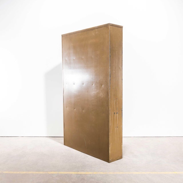 Vintage French Industrial Metal Cabinet, 1920s For Sale - Image 6 of 11