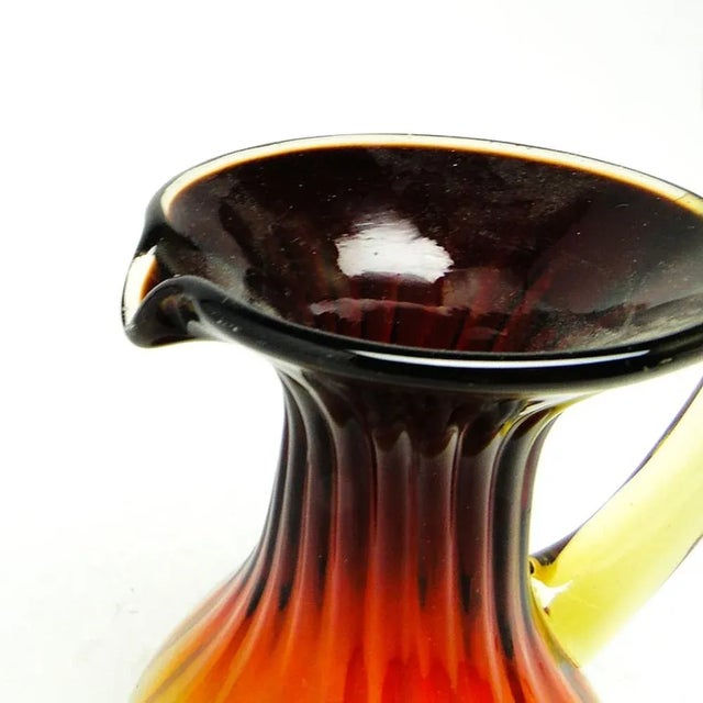 Postmodern Jug by Jerzy Słuczan-Orkusz for Cracow Glassworks, Poland, 1970s For Sale - Image 4 of 7