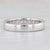 0.50ctw Diamond Wedding Band 18k White Gold Size 7-7.25 Ring Celebration Gs Labs For Sale - Image 4 of 7
