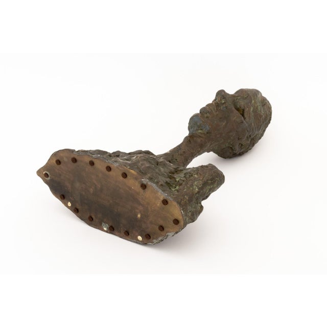 Philip and Kelvin LaVerne Male Figure Bronze Bust For Sale - Image 11 of 12