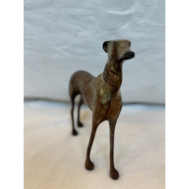 Art Deco 1940s Cast Iron Saluki For Sale - Image 3 of 12