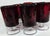 Mid 20th Century Ruby Red Goblets- Set of Eight For Sale - Image 5 of 8