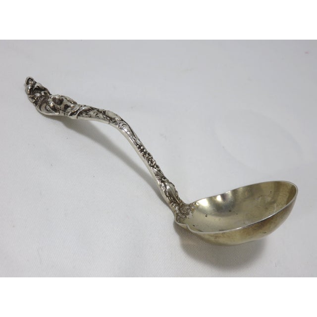 Antique Art Nouveau Sterling Silver Gravy Ladle Chairish
