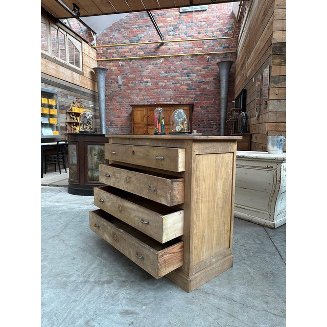 Late 19th Century Beech Chest of Drawers For Sale - Image 6 of 11