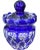 Cobal Blue Crystal-Cut Lidded Vase For Sale In New York - Image 6 of 6