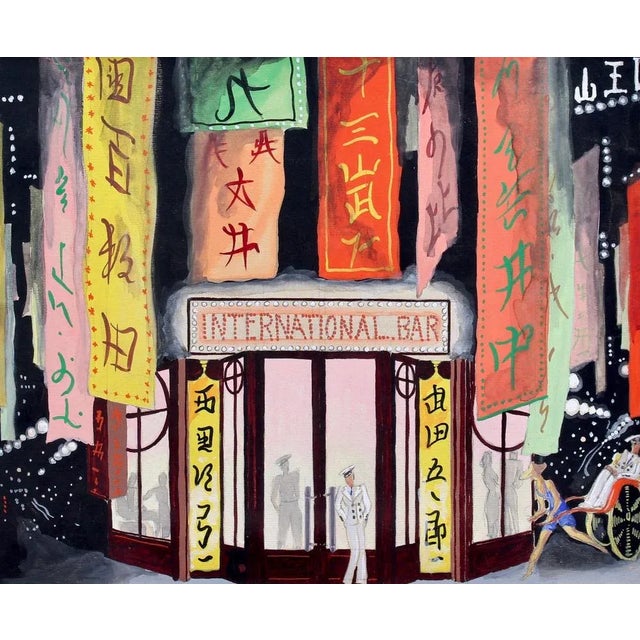 French School Artist, International Bar, 20th Century, Mixed Media For Sale - Image 13 of 13