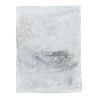 Vintage Boho Original Abstract Oil on Canvas For Sale