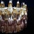 Metal Art Deco Style Polyhedron Murano Glass Chandelier in the style of Venini, 1960s For Sale - Image 7 of 18