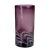 Mid-Century Tubular Amethyst Blown Art Glass Cylinder Vase For Sale - Image 6 of 6