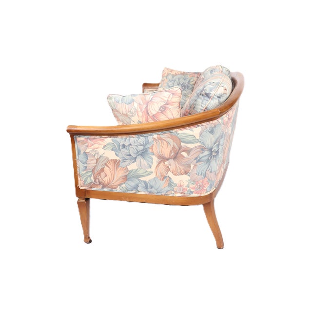 Vintage John Widdicomb French Directoire Style Settee For Sale In Chicago - Image 6 of 10