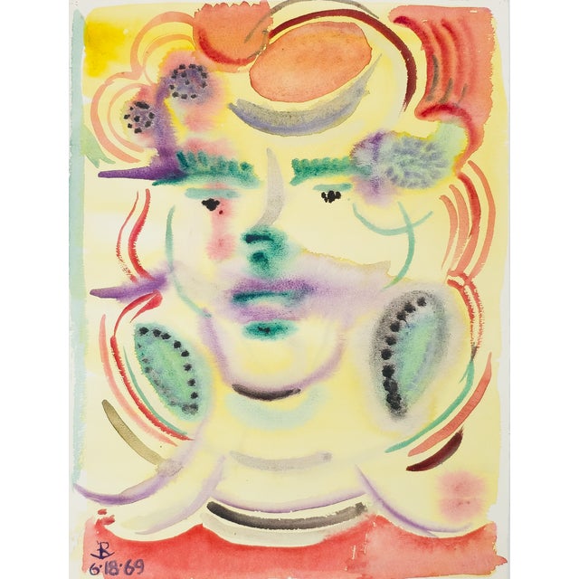 Portrait of a Lemon Lady - Robert Lohman, C. 1969 For Sale