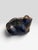 Tribal Vintage Studio Pottery Frog Sculpture With Cobalt Blue Geometric Decoration For Sale - Image 3 of 7