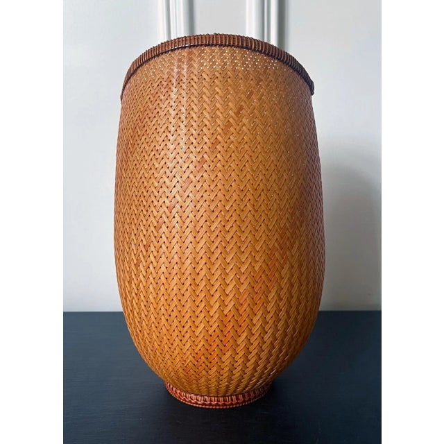 Japanese Woven Bamboo Ikebana Hatakeyama Seido For Sale In Atlanta - Image 6 of 13