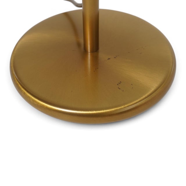 Gold Brass-Colored Dimmable and Height-Adjustable Holtkötter 6352/1-3 Table Lamp, 1960 For Sale - Image 8 of 18