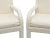 Ivory Vintage Milo Baughman Parsons Style Round Back Armchairs - a Pair For Sale - Image 8 of 12