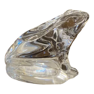 Baccarat Crystal Frog