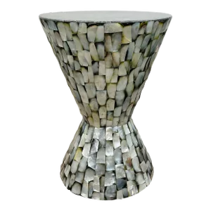 Made Goods Modern Mother of Pearl Melanie Stool