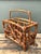 Vintage Bamboo Newspaper Rack For Sale - Image 12 of 12