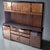 Mid-Century Modern Mid Century Vintage Lacquered Rosewood Veneer Credenza and Hutch Set -2 Pcs. For Sale - Image 3 of 18