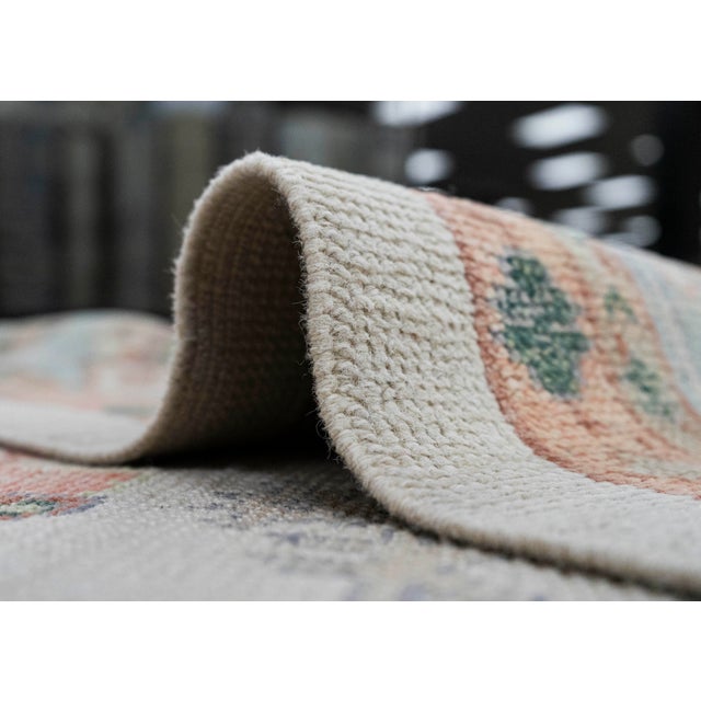 Textile Turkish Oushak Rug 8'6" x 9'9" #20431 For Sale - Image 7 of 8