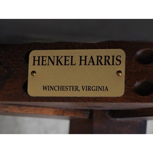 Set of 8 Henkel Harris Model 115 Mahogany Dining Room Chairs For Sale - Image 16 of 18