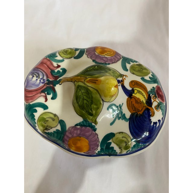 Ceramic 1990s Greek Pottery Lidded Bowl For Sale - Image 7 of 8