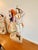 Antique Dancing Couple with Mask Mantel Figurines from Staffordshire, England, 1860, Set of 2 For Sale - Image 12 of 18
