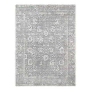 Pasargad Home Transitiona Grey Area Rug- 8' 0" X 10' 2" For Sale