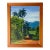 Vintage Caribbean Coastal Landscape Oil Painting, Signed For Sale