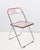 Acrylic Glass Pink and Chrome Plia Chairs by Piretti for Castelli, Italy, 1970s, Set of 4 For Sale - Image 3 of 18