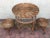 Table and 2 Wicker Stools 1960s, Set of 3 For Sale - Image 3 of 14