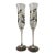 Lenox "Holiday Spirit" Champagne Flutes- Set of 2 For Sale