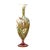 Early 19th Century Exquisite Pair of 19th Century French Hand-Painted Opaline Glass Decorative Vase For Sale - Image 5 of 10