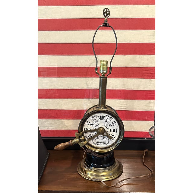 1960s Baldwin-Brockett Shep Chandlery Milford, Connecticut Lamp For Sale - Image 5 of 6
