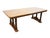 SINGER FURNITURE Mediterranean Style 90" Double Pedestal Dining Table w. Lattice Inlay Top 505639225 30.5" High 66.5" Wide...
