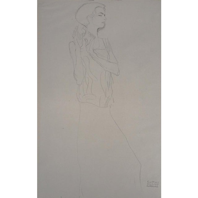 Gustav Klimt Actress, 1919 Lithography (collotype technique) Signed in the plate On paper 52 x 32.5 cm Presented in its...