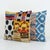 Mid-Century Modern Handloom Ikat Velvet Pillow Cover 20'' X 20'' - Set of Two For Sale - Image 3 of 4