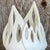 Off-white Vintage Signed Modernist White Ceramic Flame Cachepot For Sale - Image 8 of 14